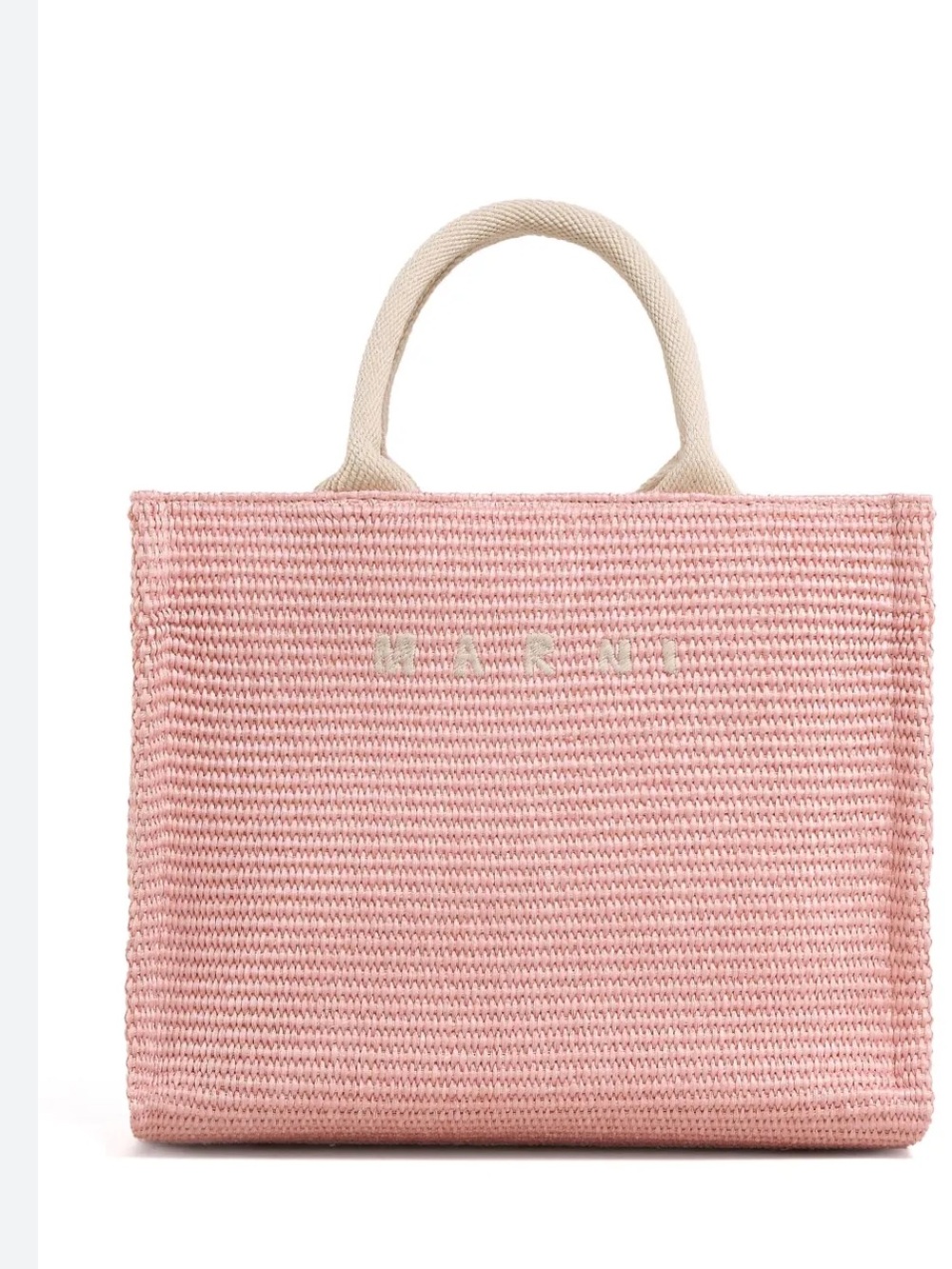 MARNI Woven Pink Tote Bag - Women's Casual Shoulder Bag - Picture 14 of 15